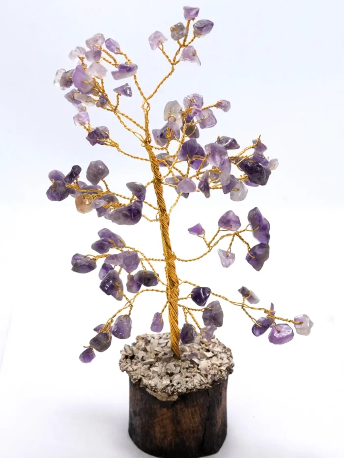Amethyst Golden Wire Tree