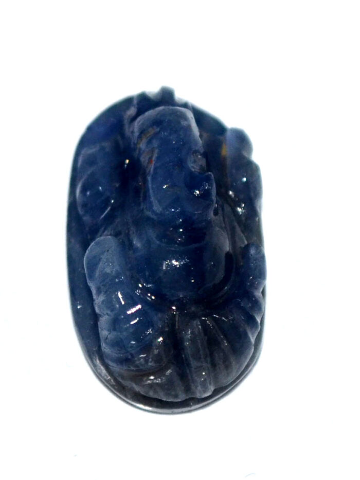 Ganesh Blue Sapphire 21 22 ct
