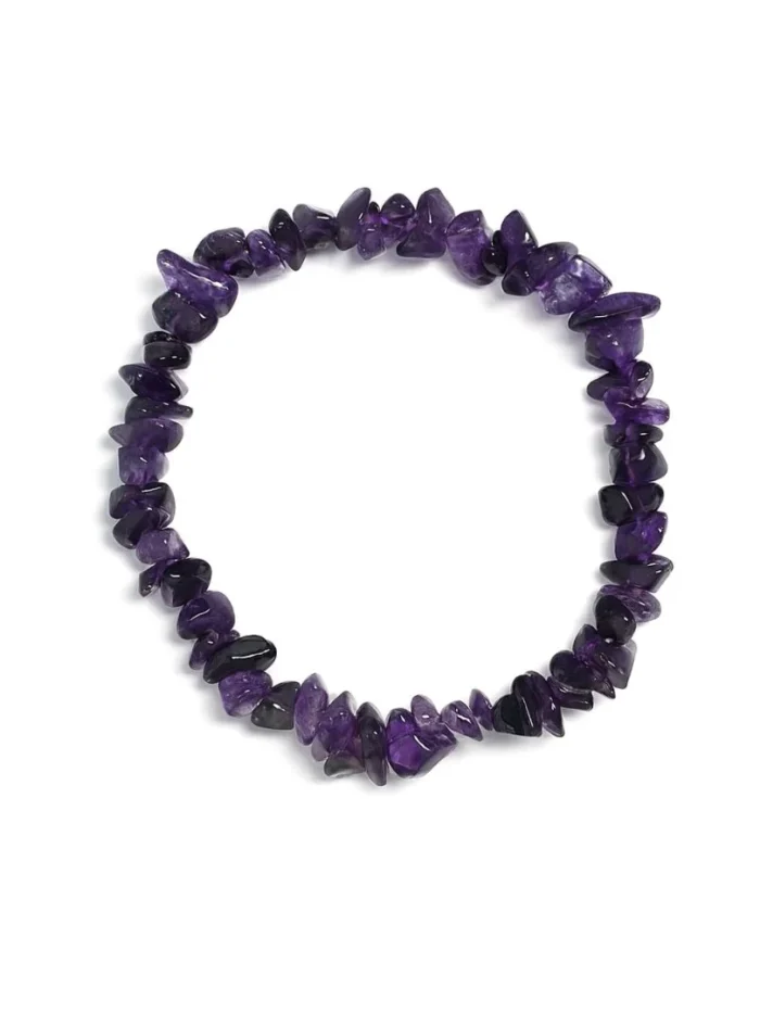 Amethyst Chip Bracelet